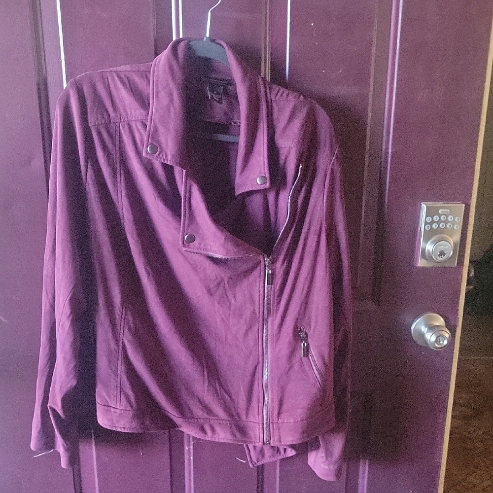 Lane Bryant Burgandy Jacket